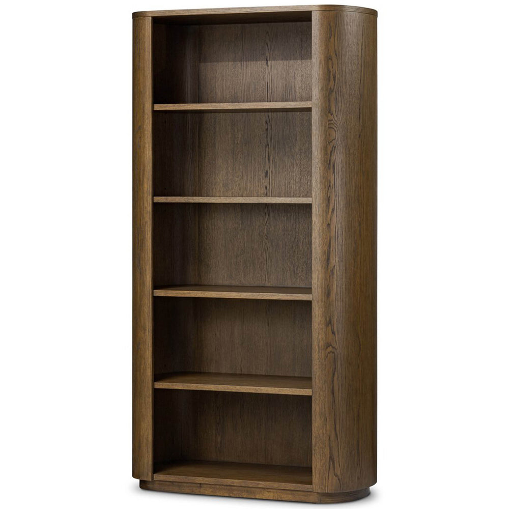 Pilar Bookcase, Almond Oak by Four Hands-Furniture - Storage-High Fashion Home