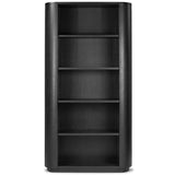 Pilar Bookcase, Charcoal Oak by Four Hands