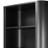 Pilar Bookcase, Charcoal Oak by Four Hands-Furniture - Storage-High Fashion Home