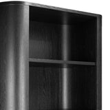 Pilar Bookcase, Charcoal Oak by Four Hands