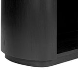 Pilar Bookcase, Charcoal Oak by Four Hands