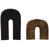 Pilares Sculptures, Dark/Vintage Brass, Set of 2-Accessories-High Fashion Home