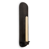 Pilla Wall Mounted Candle Holder Set, Distressed Bronze by Four Hands-Accessories-High Fashion Home