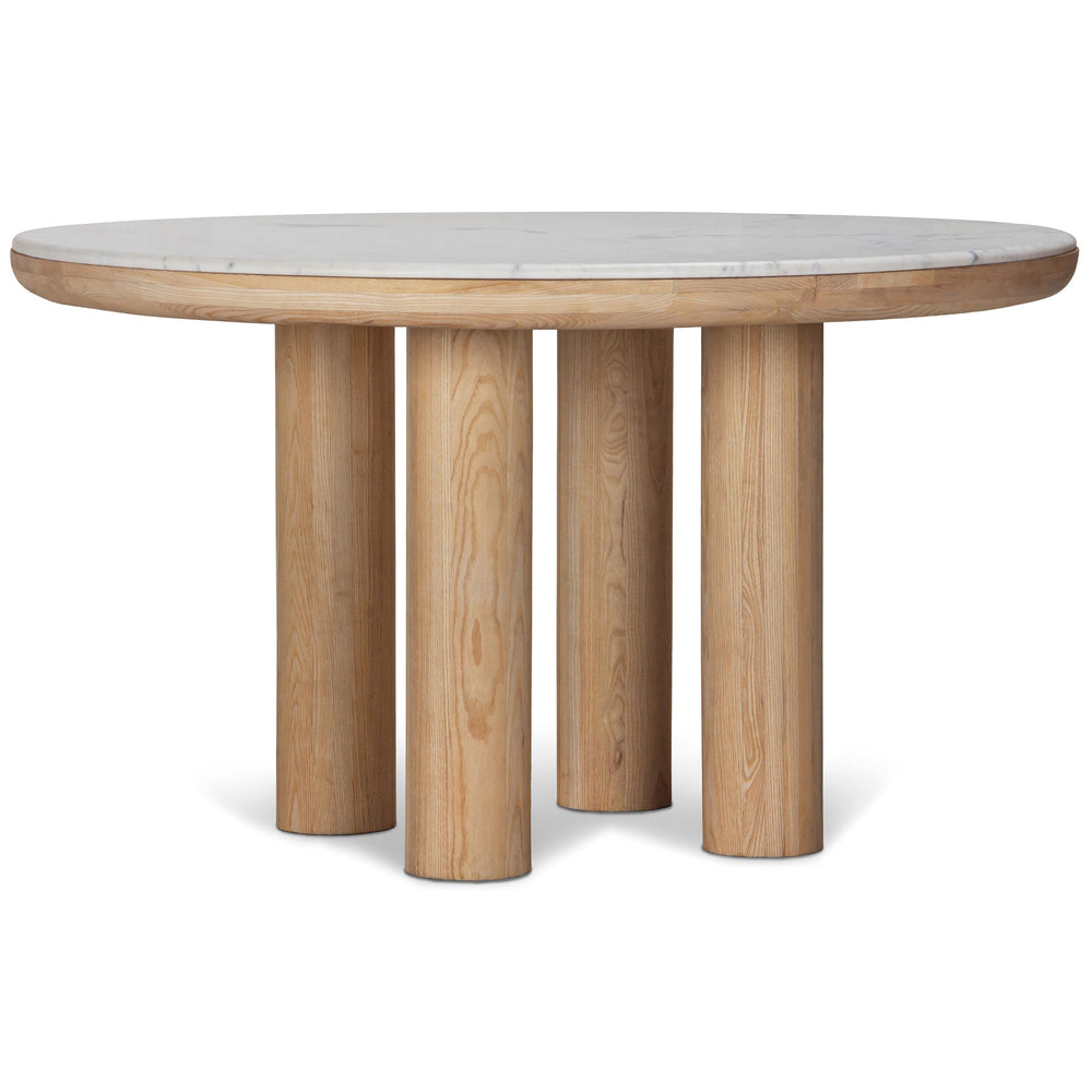 Pillar Round Dining Table, Calm Nature