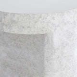 Pincio Sculpted Base Side Table, Millstone-Furniture - Accent Tables-High Fashion Home