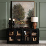 Pine Bluff Candleholders, Brown, Set of 2-Accessories-High Fashion Home