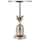 Pineapple Side Table, Silver