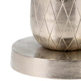 Pineapple Side Table, Silver