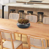 Pineapple Succulents in Simply Low, Black-Accessories-High Fashion Home