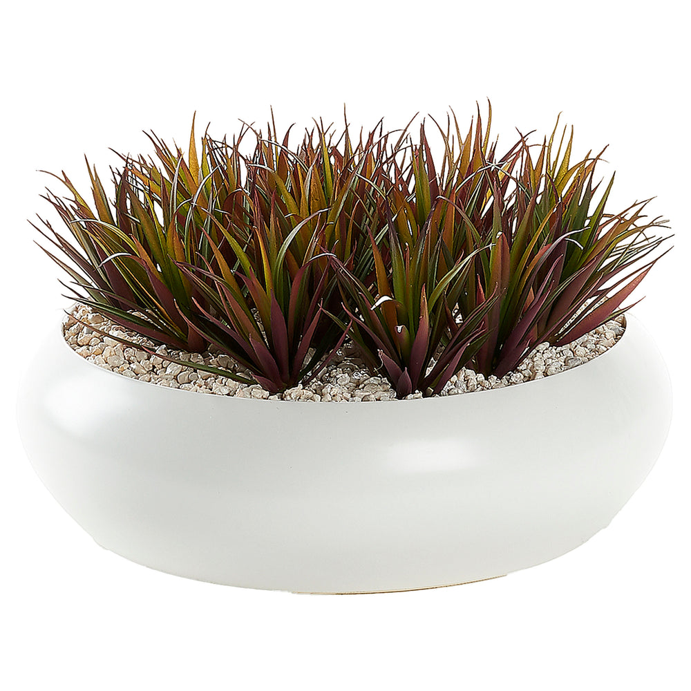 Pineapple Succulents in Simply Low, White-Accessories-High Fashion Home
