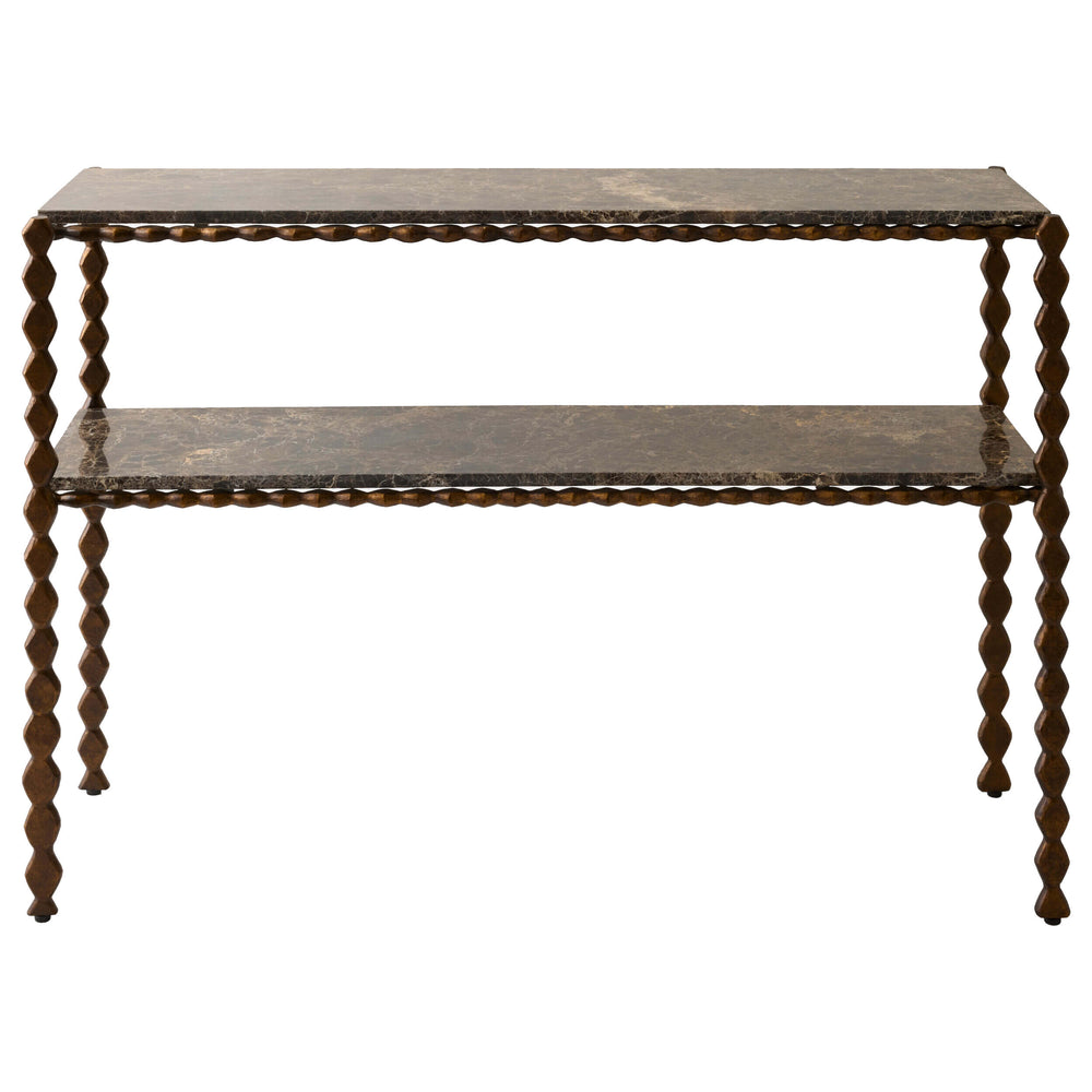 Pinkered Console, Bronze
