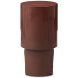 Pinko End Table, Smooth Red Concreteby by Four Hands-Furniture - Accent Tables-High Fashion Home