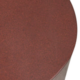 Pinko End Table, Smooth Red Concreteby by Four Hands-Furniture - Accent Tables-High Fashion Home