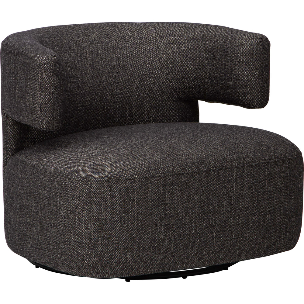 Piper Swivel Chair, Prestige Tuxedo