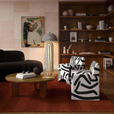 Pippa Stool, Black Brushstroke-Furniture - Chairs-High Fashion Home