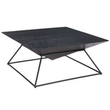Pira Coffee Table, Black-Furniture - Accent Tables-High Fashion Home