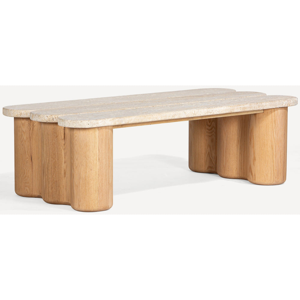 Plank Coffee Table, Natural-Furniture - Accent Tables-High Fashion Home