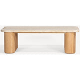 Plank Coffee Table, Natural-Furniture - Accent Tables-High Fashion Home