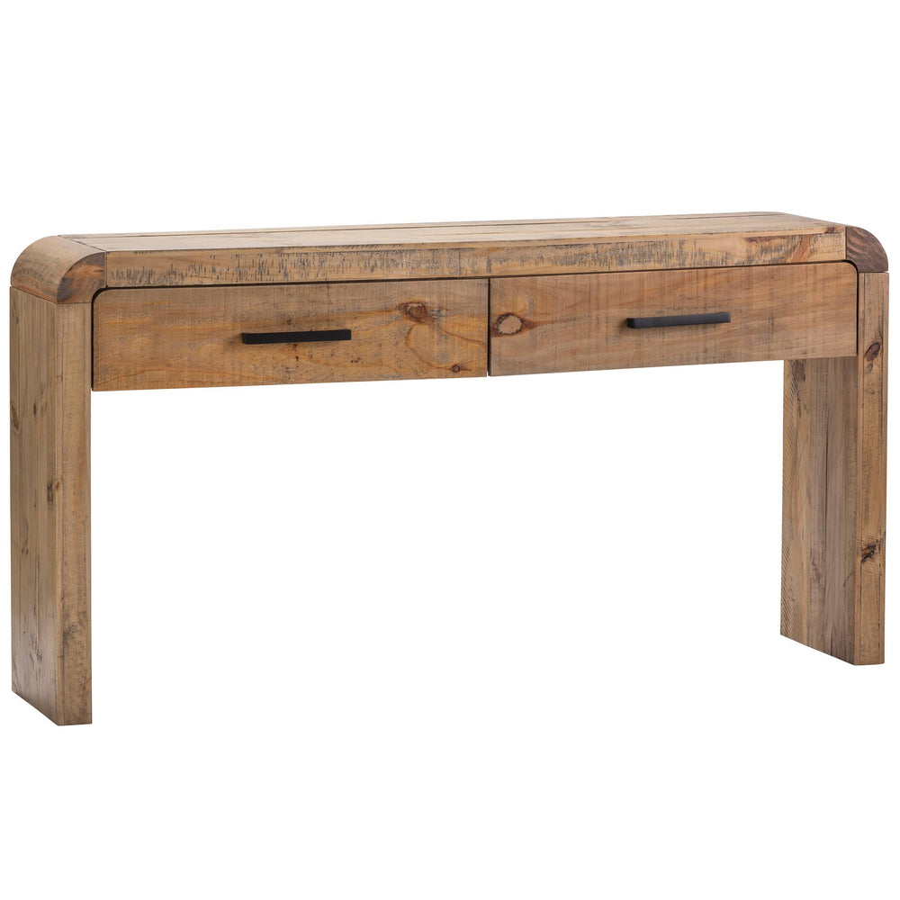 Pleasant Grove Console, Natural-Furniture - Accent Tables-High Fashion Home