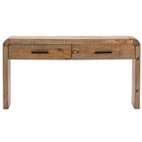 Pleasant Grove Console, Natural-Furniture - Accent Tables-High Fashion Home