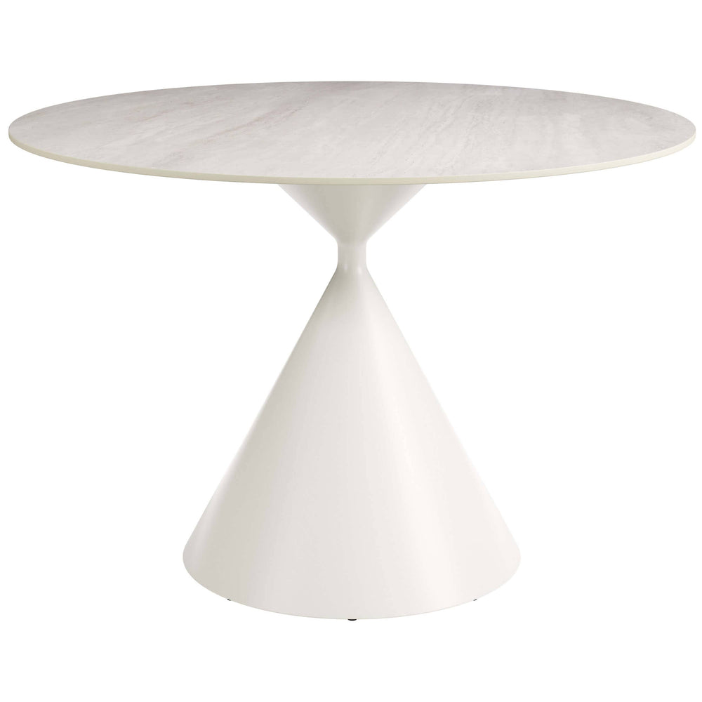 Plinn Dining Table, Light Beige-Furniture - Dining-High Fashion Home