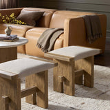 Poe Stool, Hampton Cream by Four Hands-Furniture - Chair-High Fashion Home