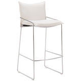 Pola Barstool & Counter Stool, White