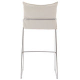 Pola Barstool & Counter Stool, White