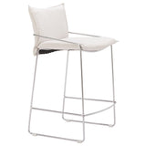 Pola Barstool & Counter Stool, White