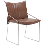 Pola Dining Chair, Brown, Set of 2-Furniture - Dining-High Fashion Home