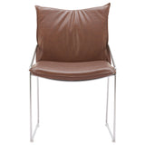 Pola Dining Chair, Brown, Set of 2-Furniture - Dining-High Fashion Home