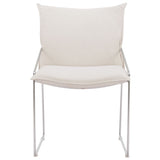 Pola Dining Chair, White, Set of 2-Furniture - Dining-High Fashion Home