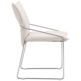 Pola Dining Chair, White, Set of 2-Furniture - Dining-High Fashion Home