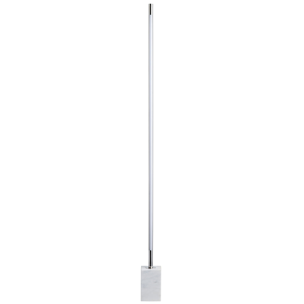 Polaris LED Floor Lamp, Silver-Lighting-High Fashion Home