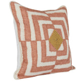 Polaris Sandy Pillow, Pink/Honey