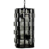 Poppy Tall Chandelier, Smoke Grey-Lighting-High Fashion Home