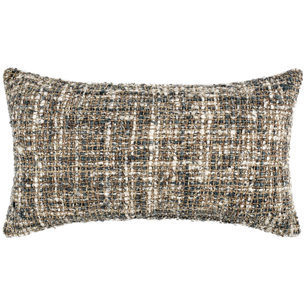 Porter Lumbar Pillow, Blue Slate
