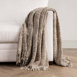 Porter Throw, Natural/Ivory
