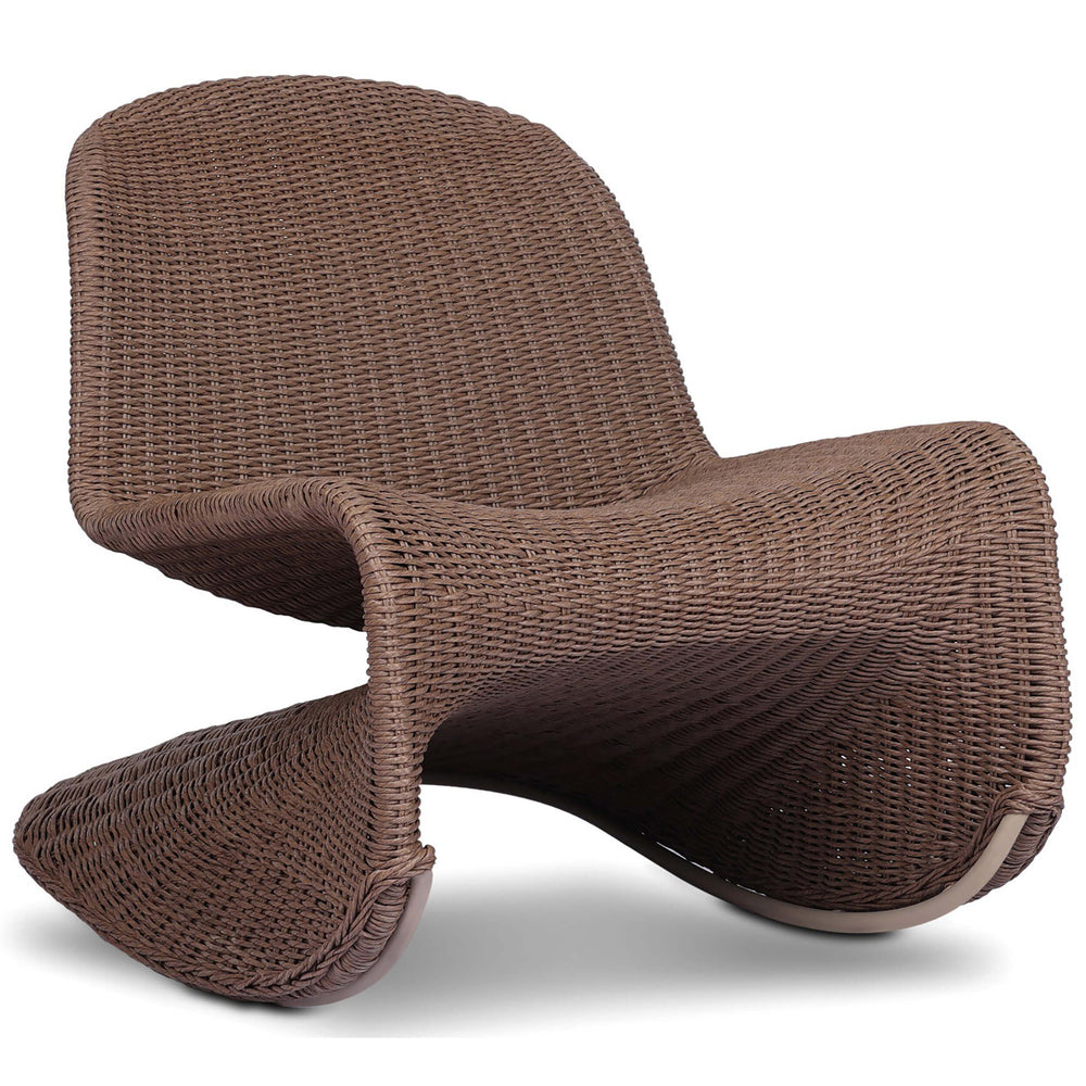 Portia Outdoor Rocking Chair, Tanned Weave by Four Hands
