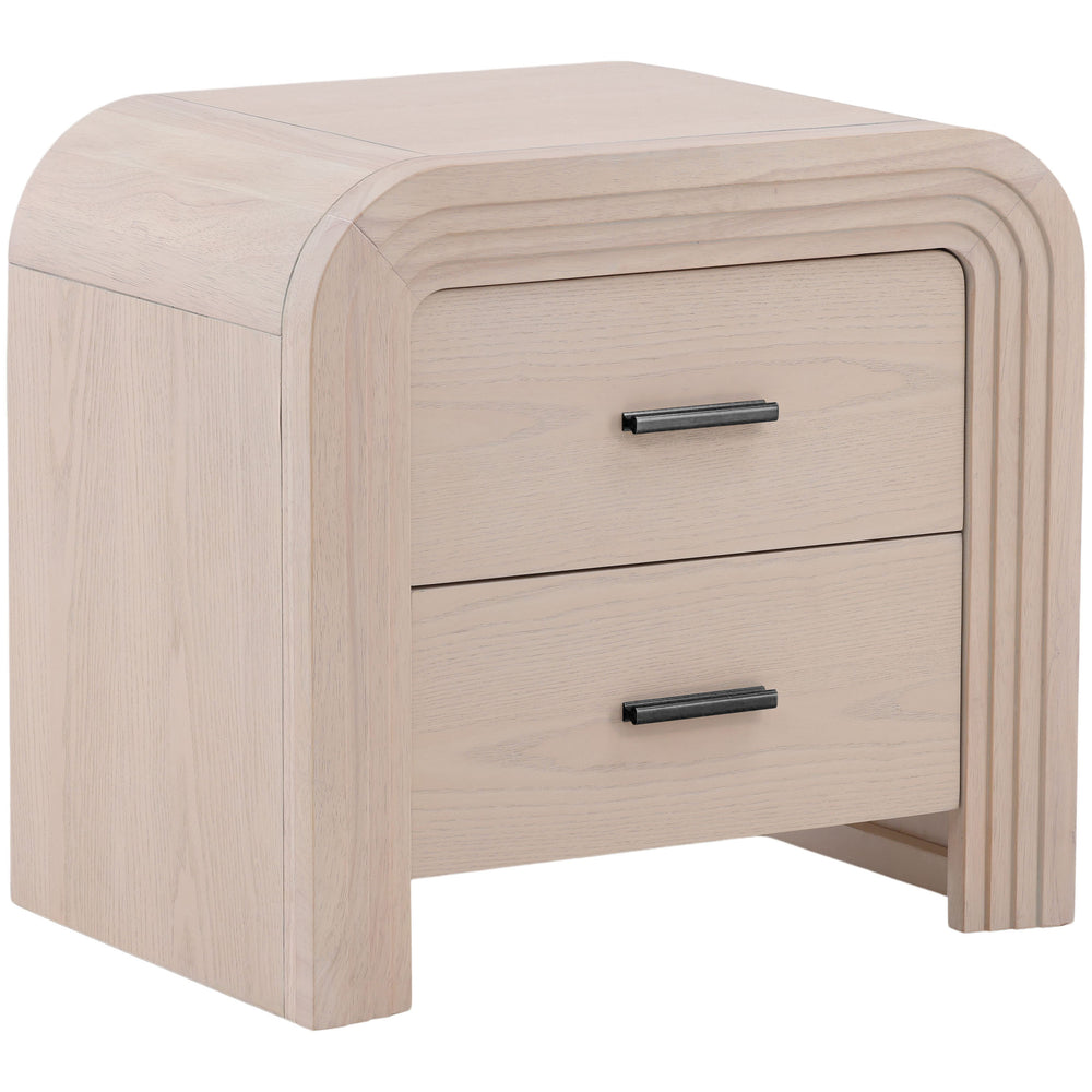 Portland Nightstand, Bleach Natural-Furniture - Bedroom-High Fashion Home