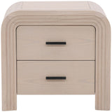 Portland Nightstand, Bleach Natural-Furniture - Bedroom-High Fashion Home