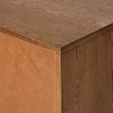 Posada L-Shaped Desk, Amber-Furniture - Office-High Fashion Home
