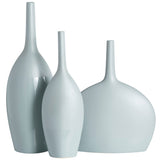 Powder Springs Vases, Blue, Set of 3-Accessories-High Fashion Home