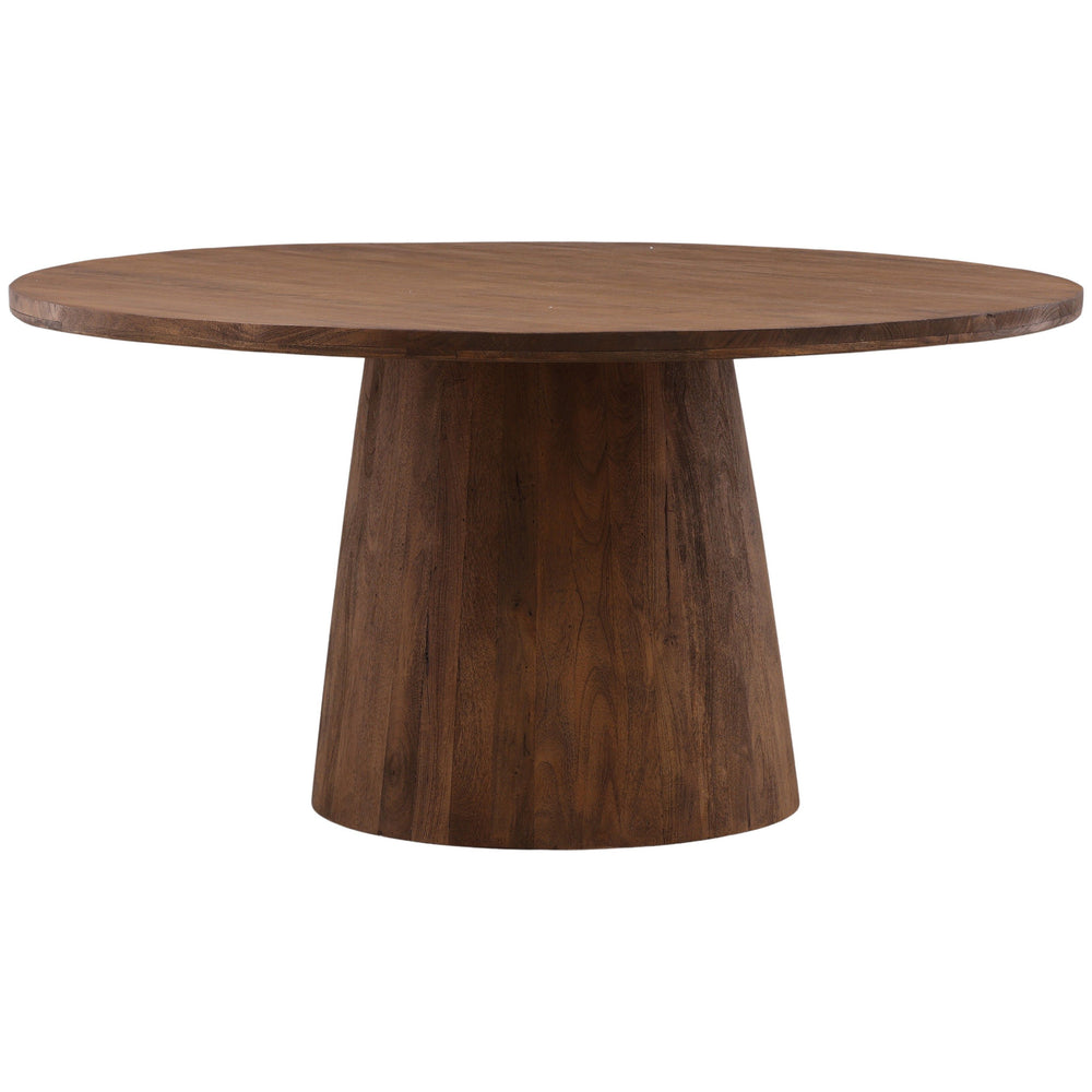 Praxton Dining Table, Brown-Furniture - Dining-High Fashion Home