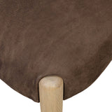 Prentiss Leather Dining Chair, Nubuck Cigar, Set of 2 by Four Hands-Furniture - Dining-High Fashion Home
