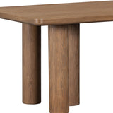 Presidio 96" Dining Table, Warm Oak-Furniture - Dining-High Fashion Home