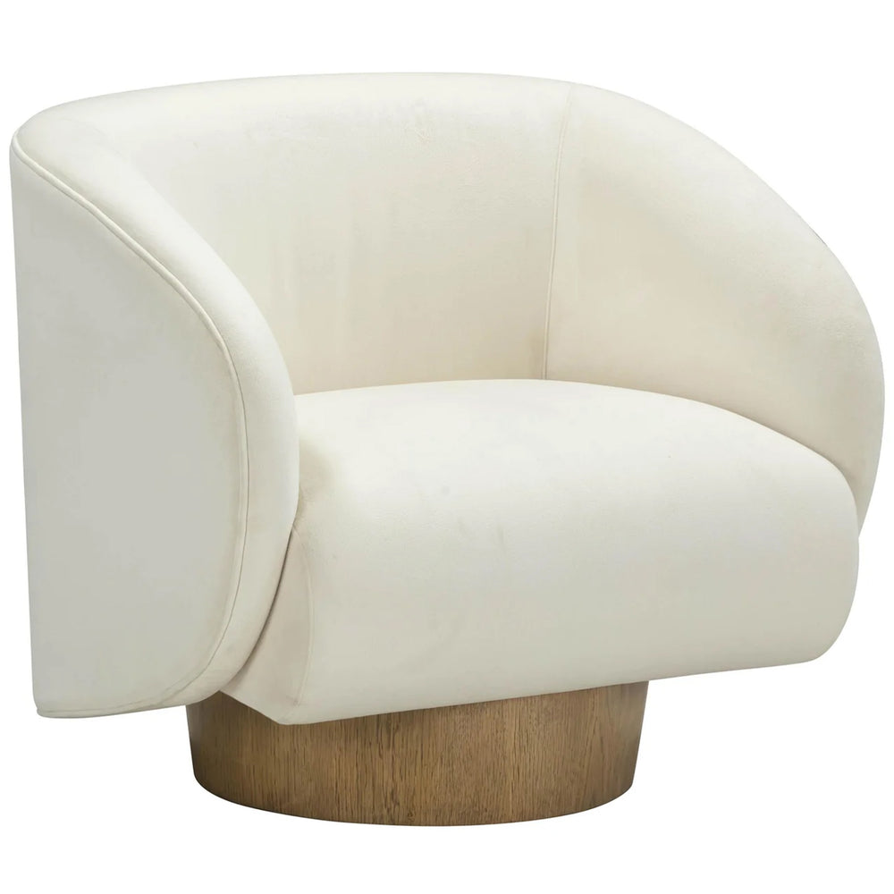 Presley Swivel Chair, Cream