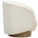 Presley Swivel Chair, Cream