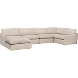 Preston 6 Piece Sectional, Chateau Oatmeal