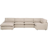 Preston 6 Piece Sectional, Chateau Oatmeal